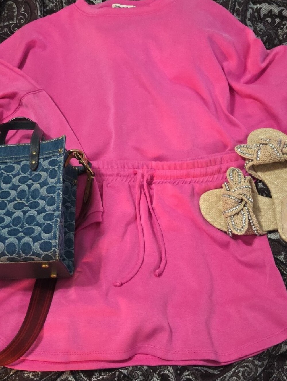 Pink Drawstring Set - Picture 5 of 10